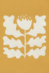 Delighted I Yellow Vertical by Moira Hershey. SKU 80720h. Archival Giclee Fine art print for wall decor.