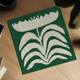 Delighted II Emerald by Moira Hershey. Shown as a detailed flat fine art print, highlighting archival giclee quality. Available as an archival giclee rolled canvas, fine art paper, or poster print. SKU 80199a.