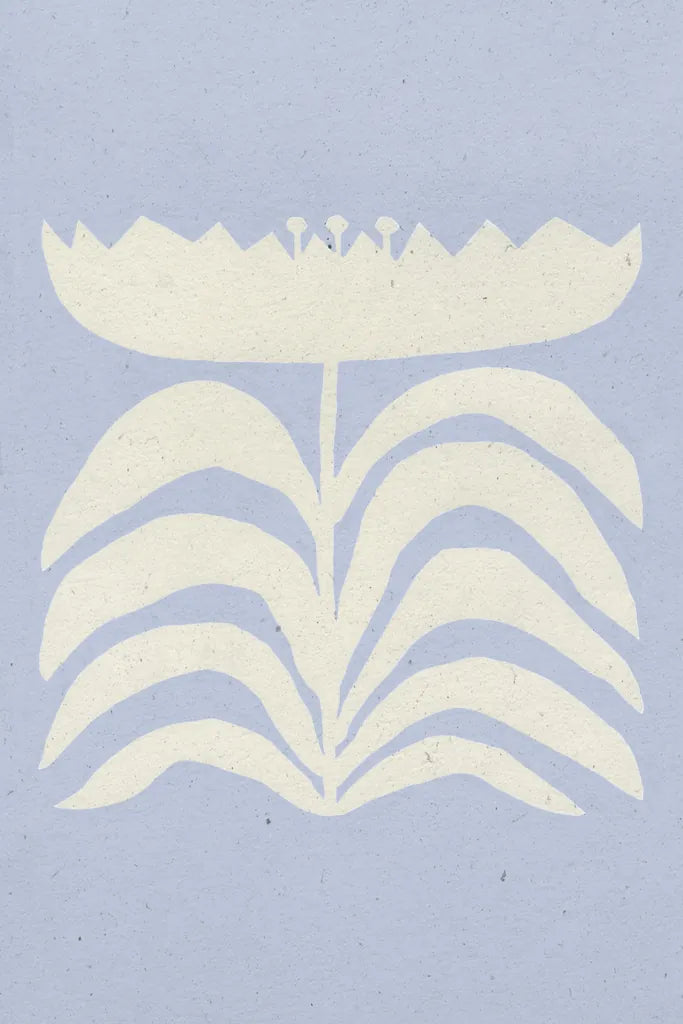 Delighted II Lavender Vertical by Moira Hershey. SKU 80732h. Archival Giclee Fine art print for wall decor.