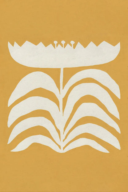 Delighted II Yellow Vertical by Moira Hershey. SKU 80721h. Archival Giclee Fine art print for wall decor.