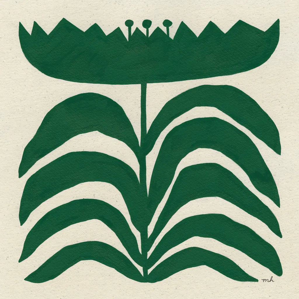 Delighted III Emerald by Moira Hershey. SKU 80200a. Archival Giclee Fine art print for wall decor.