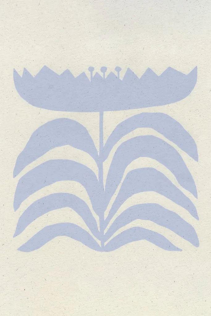 Delighted III Lavender Vertical by Moira Hershey. SKU 80733h. Archival Giclee Fine art print for wall decor.
