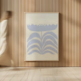 Delighted III Lavender Vertical by Moira Hershey. shown as over sized large wall art. Available as an archival giclee rolled canvas, fine art paper, or poster print. SKU 80733h.