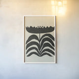 Delighted III Vertical by Moira Hershey. shown as a paper print in a white frame. Available as a archival giclee rolled canvas, fine art paper, or poster print. SKU 80698h.