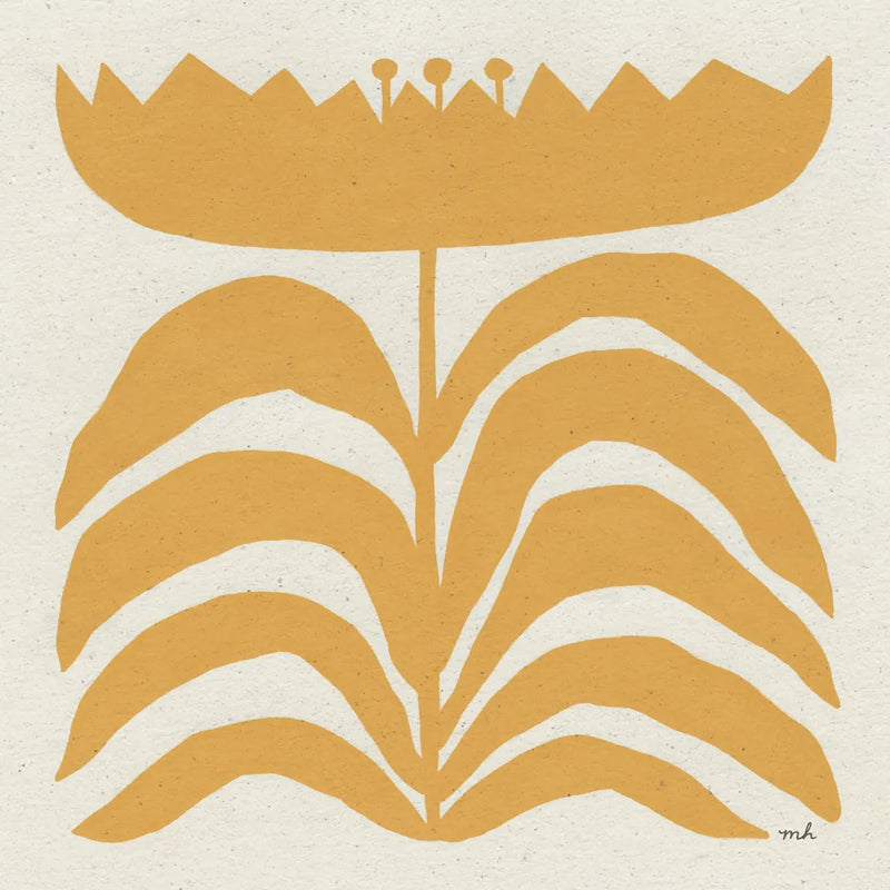 Delighted III Yellow by Moira Hershey. SKU 80537a. Archival Giclee Fine art print for wall decor.