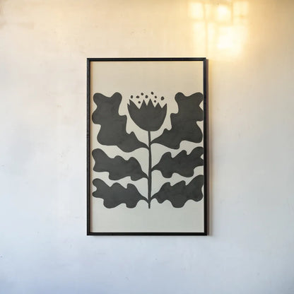 Delighted IV Vertical by Moira Hershey. shown as a paper print in a black flame. Available as a archival giclee rolled canvas, fine art paper, or poster print. SKU 80699h.