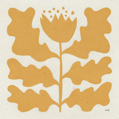 Delighted IV Yellow by Moira Hershey. SKU 80538a. Archival Giclee Fine art print for wall decor.