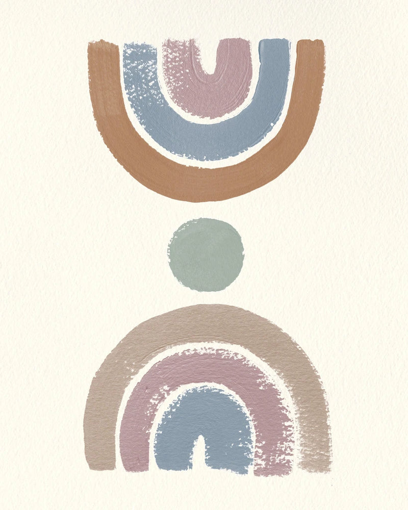 Desert Rainbows I Blue by Moira Hershey