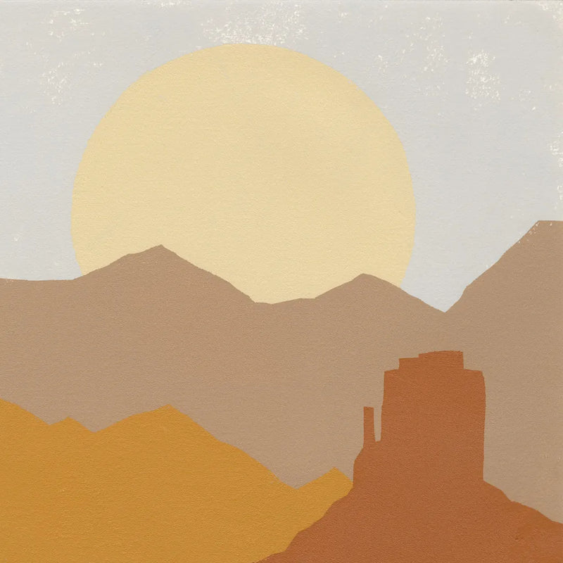 Desert Sun I by Moira Hershey. SKU 57267a. Archival Giclee Fine art print for wall decor.