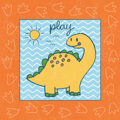 Dino Mighty I by Moira Hershey. SKU 16319a. Archival Giclee Fine art print for wall decor.