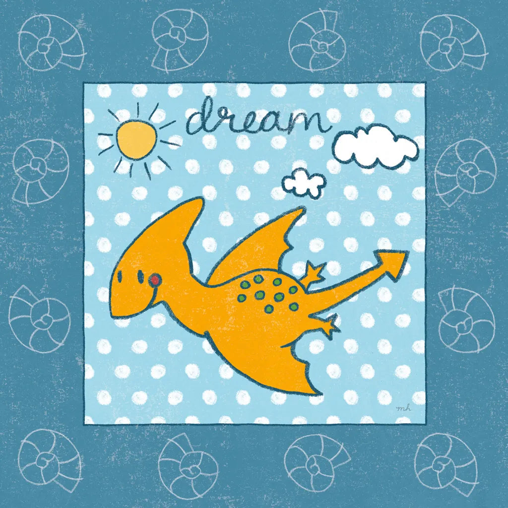 Dino Mighty IV by Moira Hershey. SKU 16322a. Archival Giclee Fine art print for wall decor.