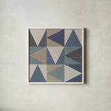 Directional II by Moira Hershey. Shown in a crisp white glass frame for a clean and minimalist style. Available as an archival giclee rolled canvas, fine art paper, or poster print. SKU 68432a.