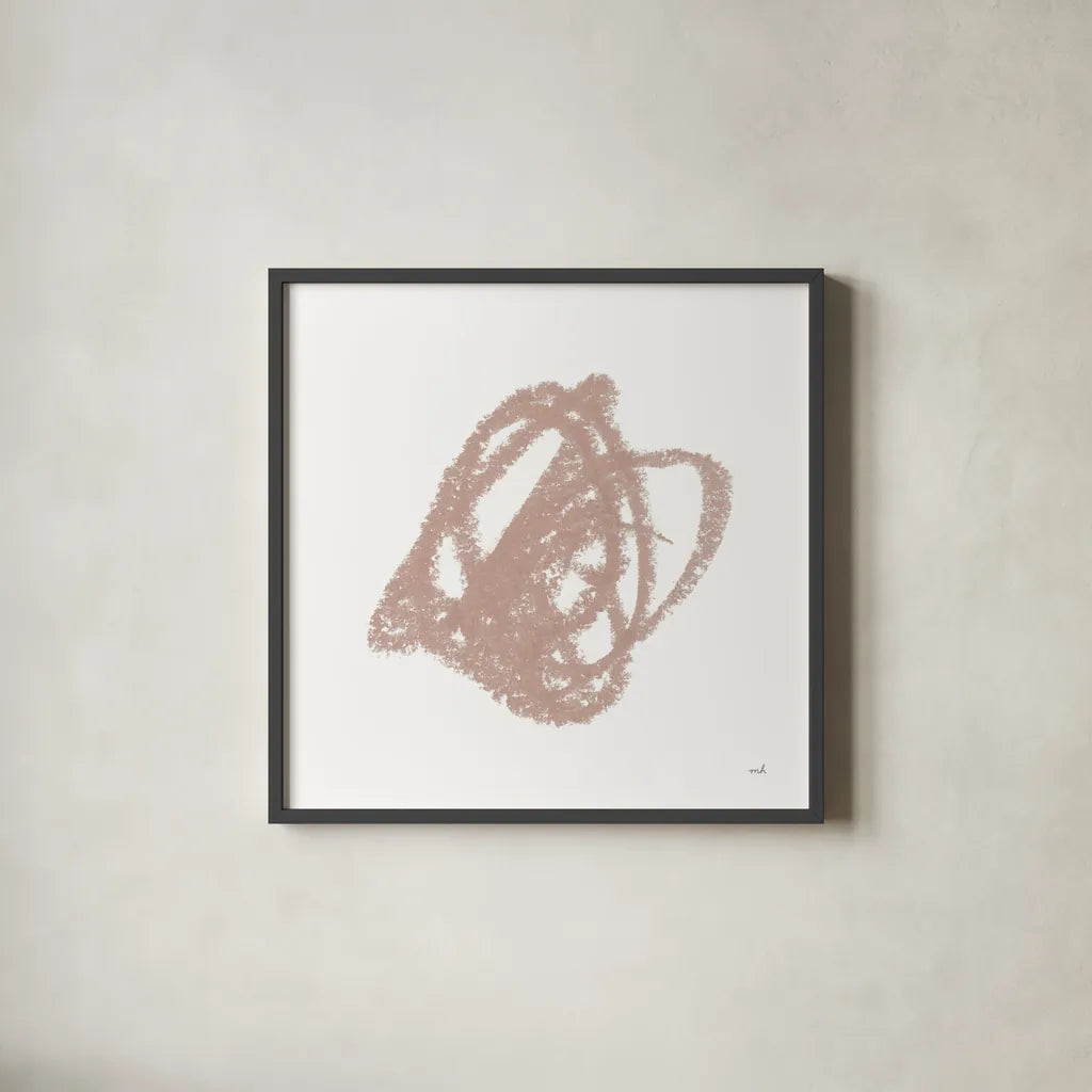 Doodles Doodles VII by Moira Hershey. Shown in a sleek black glass frame for a contemporary gallery look. Available as an archival giclee rolled canvas, fine art paper, or poster print. SKU 54153a.