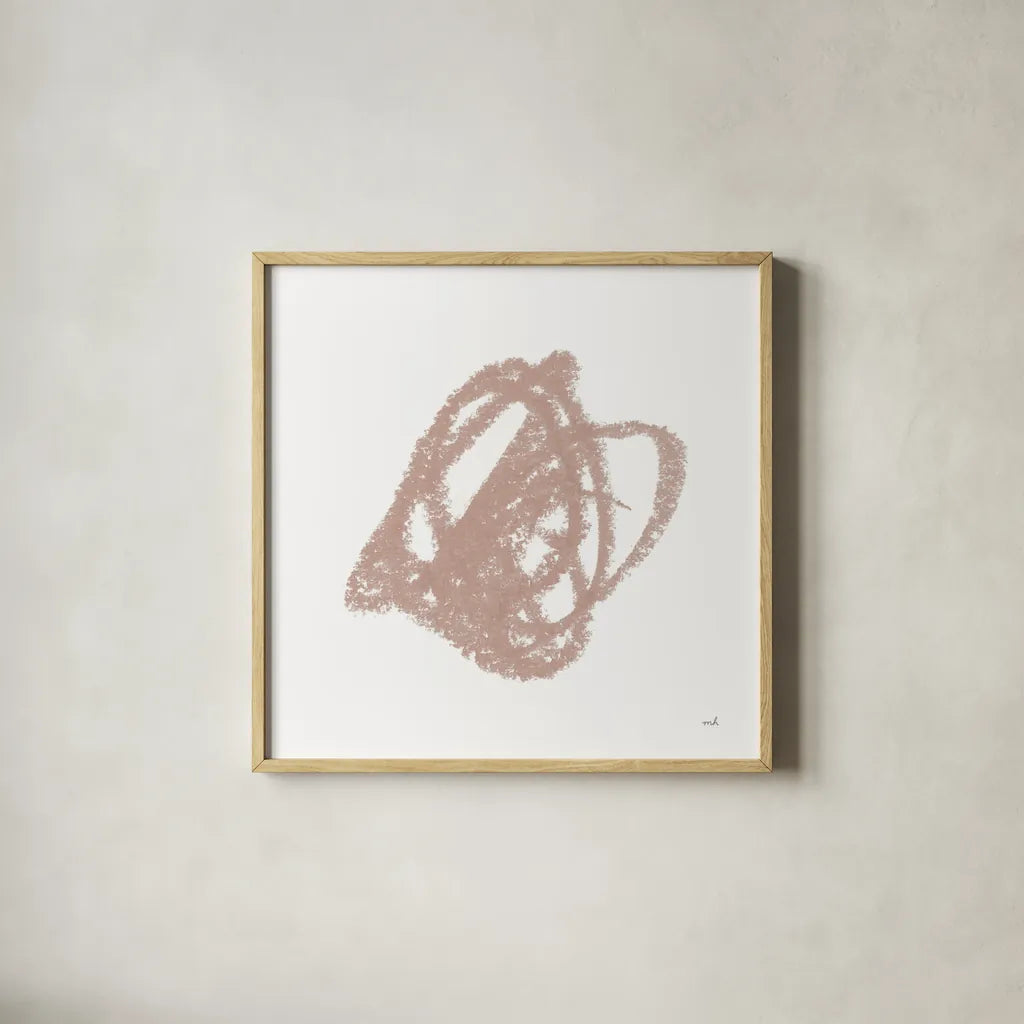 Doodles Doodles VII by Moira Hershey. Shown in a natural wood glass frame for a timeless modern aesthetic. Available as an archival giclee rolled canvas, fine art paper, or poster print. SKU 54153a.