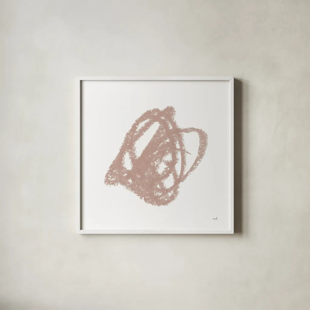 Doodles Doodles VII by Moira Hershey. Shown in a crisp white glass frame for a clean and minimalist style. Available as an archival giclee rolled canvas, fine art paper, or poster print. SKU 54153a.