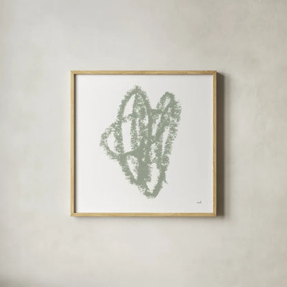 Doodles I by Moira Hershey. Shown in a natural wood glass frame for a timeless modern aesthetic. Available as an archival giclee rolled canvas, fine art paper, or poster print. SKU 54147a.