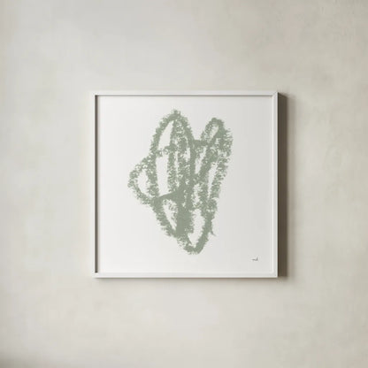 Doodles I by Moira Hershey. Shown in a crisp white glass frame for a clean and minimalist style. Available as an archival giclee rolled canvas, fine art paper, or poster print. SKU 54147a.