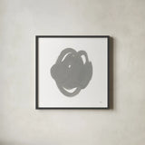 Doodles II by Moira Hershey. Shown in a sleek black glass frame for a contemporary gallery look. Available as an archival giclee rolled canvas, fine art paper, or poster print. SKU 54148a.
