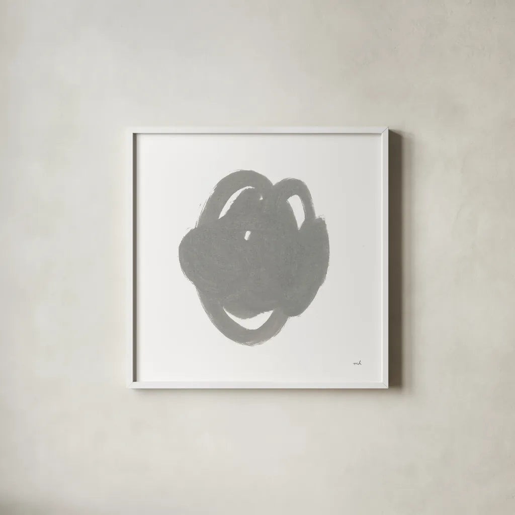 Doodles II by Moira Hershey. Shown in a crisp white glass frame for a clean and minimalist style. Available as an archival giclee rolled canvas, fine art paper, or poster print. SKU 54148a.