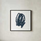 Doodles III by Moira Hershey. Shown in a sleek black glass frame for a contemporary gallery look. Available as an archival giclee rolled canvas, fine art paper, or poster print. SKU 54149a.