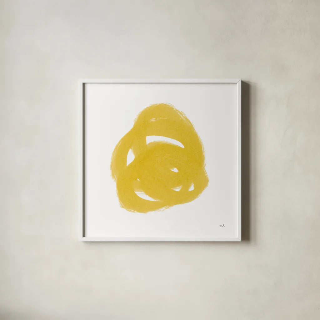 Doodles IV by Moira Hershey. Shown in a crisp white glass frame for a clean and minimalist style. Available as an archival giclee rolled canvas, fine art paper, or poster print. SKU 54150a.