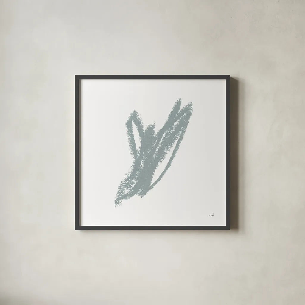 Doodles V by Moira Hershey. Shown in a sleek black glass frame for a contemporary gallery look. Available as an archival giclee rolled canvas, fine art paper, or poster print. SKU 54151a.