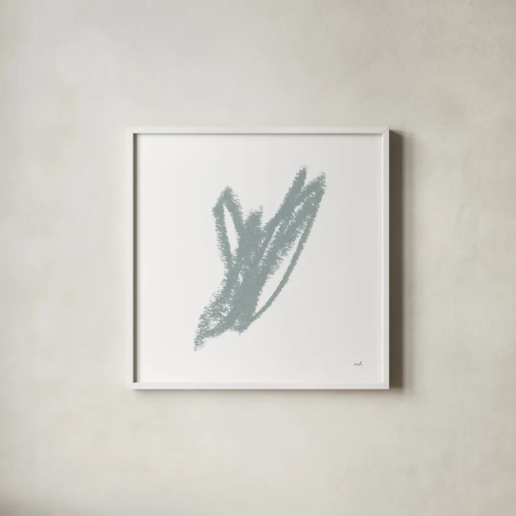 Doodles V by Moira Hershey. Shown in a crisp white glass frame for a clean and minimalist style. Available as an archival giclee rolled canvas, fine art paper, or poster print. SKU 54151a.