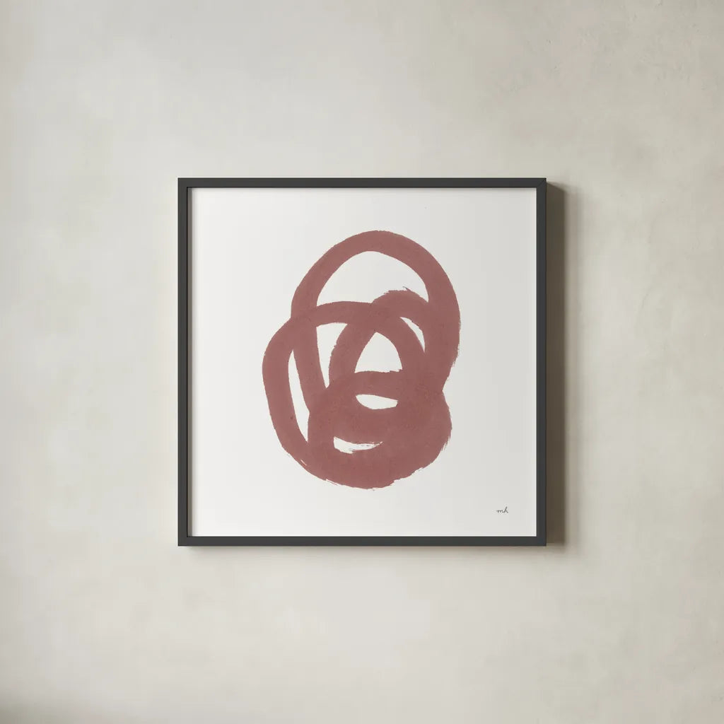 Doodles VIII by Moira Hershey. Shown in a sleek black glass frame for a contemporary gallery look. Available as an archival giclee rolled canvas, fine art paper, or poster print. SKU 54154a.