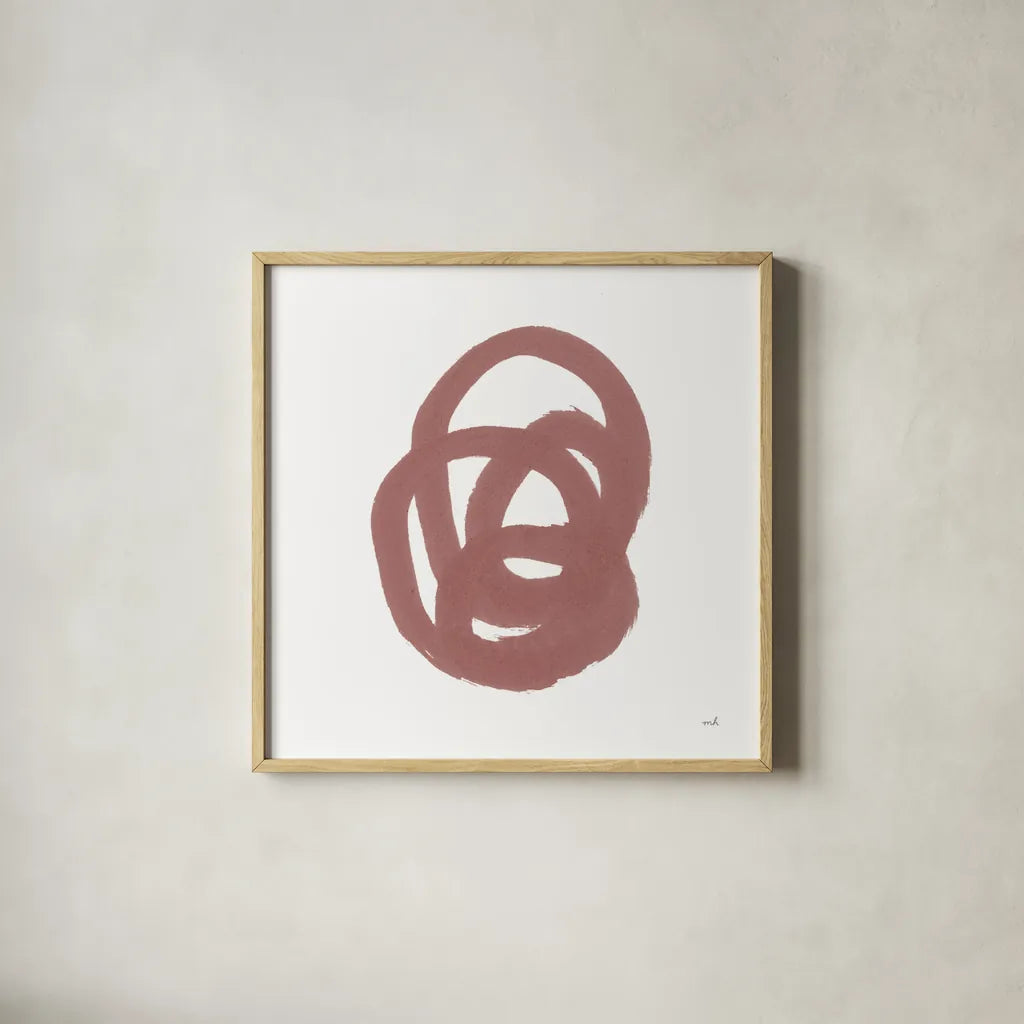 Doodles VIII by Moira Hershey. Shown in a natural wood glass frame for a timeless modern aesthetic. Available as an archival giclee rolled canvas, fine art paper, or poster print. SKU 54154a.