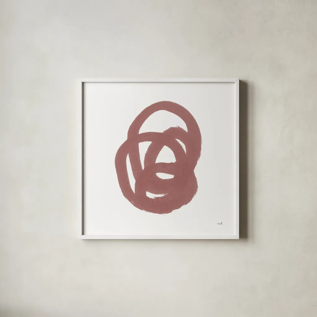 Doodles VIII by Moira Hershey. Shown in a crisp white glass frame for a clean and minimalist style. Available as an archival giclee rolled canvas, fine art paper, or poster print. SKU 54154a.