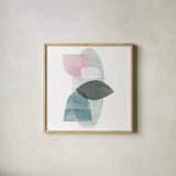 Dream III Sq by Moira Hershey. Shown in a natural wood glass frame for a timeless modern aesthetic. Available as an archival giclee rolled canvas, fine art paper, or poster print. SKU 34681a.