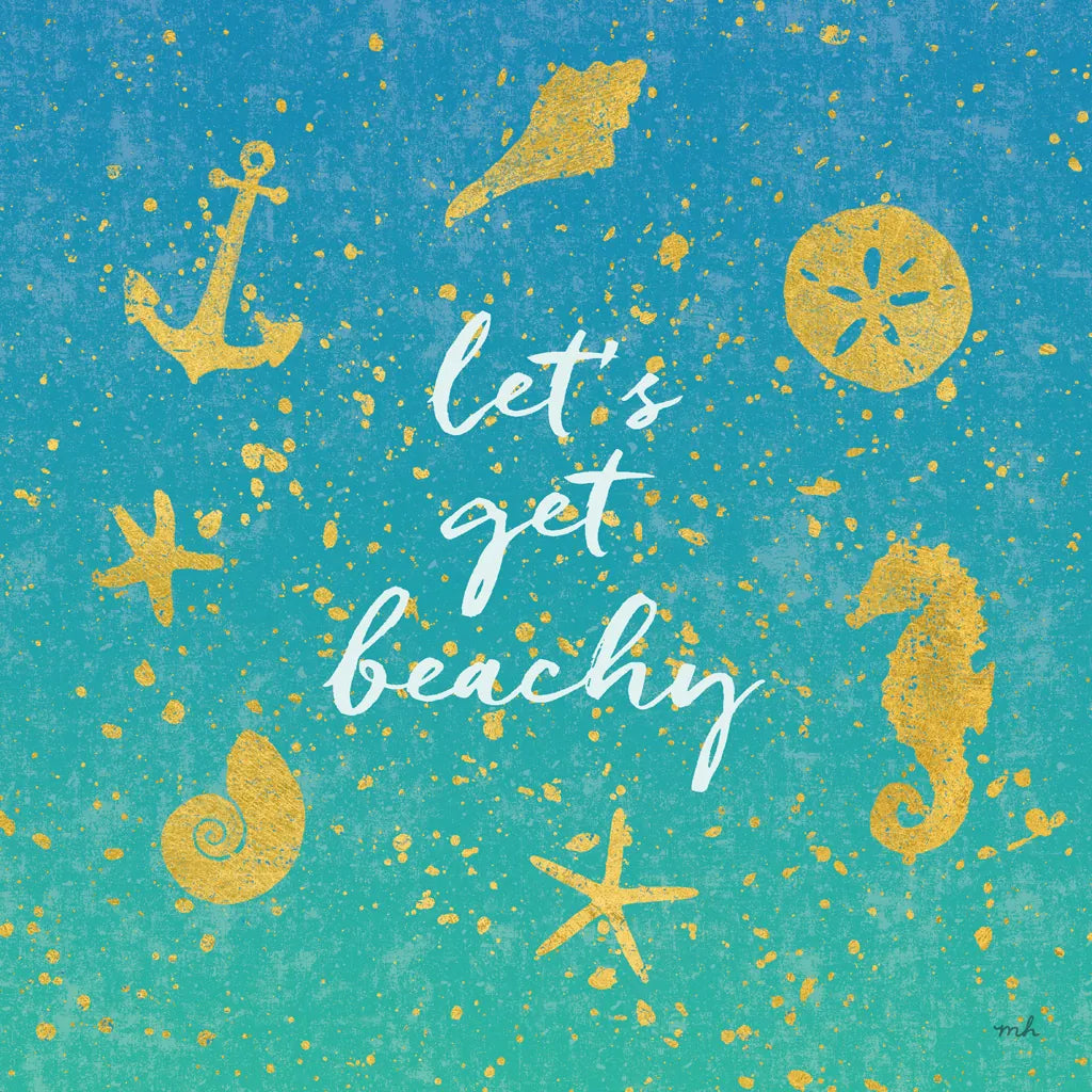 Golden Sea I by Moira Hershey. SKU 18842a. Archival Giclee Fine art print for wall decor.