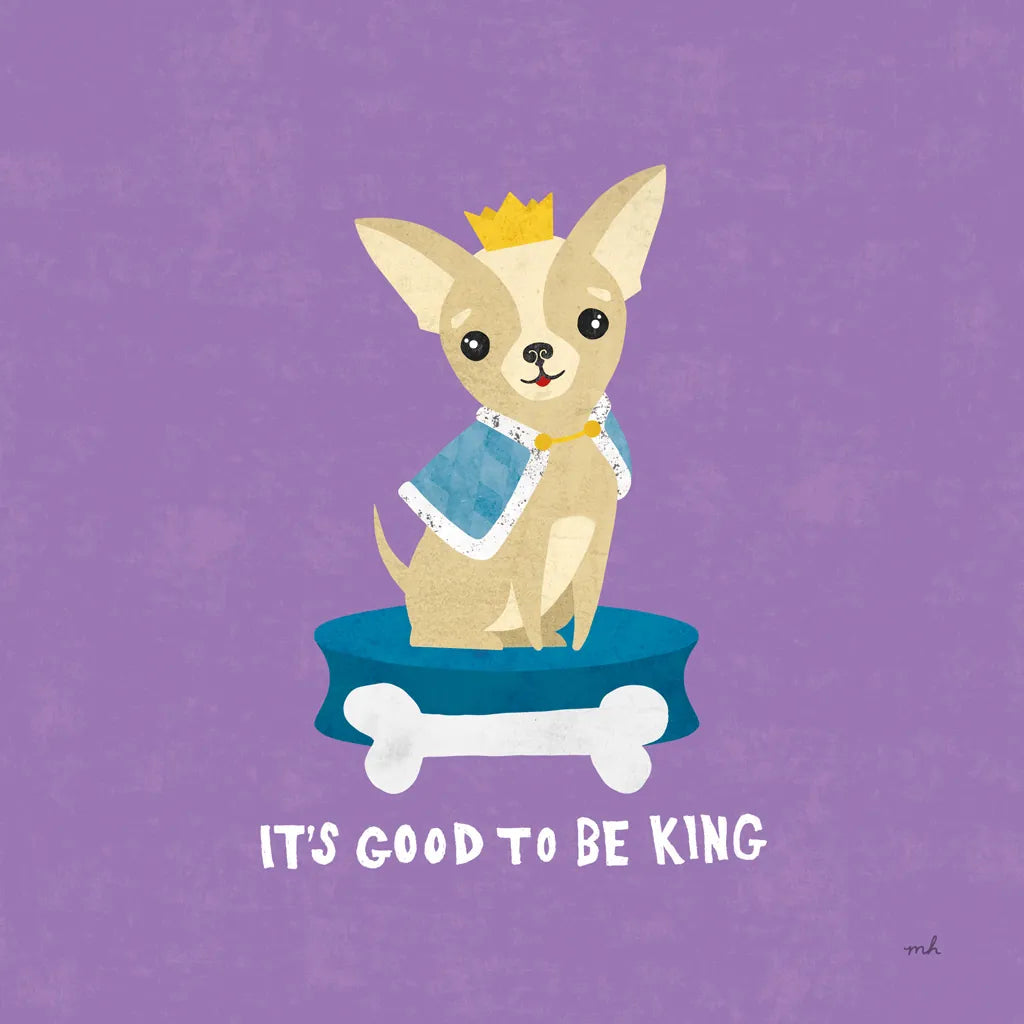 Good Dogs Chihuahua Bright by Moira Hershey. SKU 21627a. Archival Giclee Fine art print for wall decor.