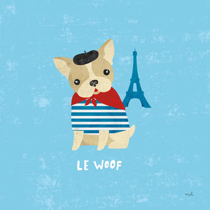 Good Dogs French Buldog by Moira Hershey. SKU 21238a. Archival Giclee Fine art print for wall decor.