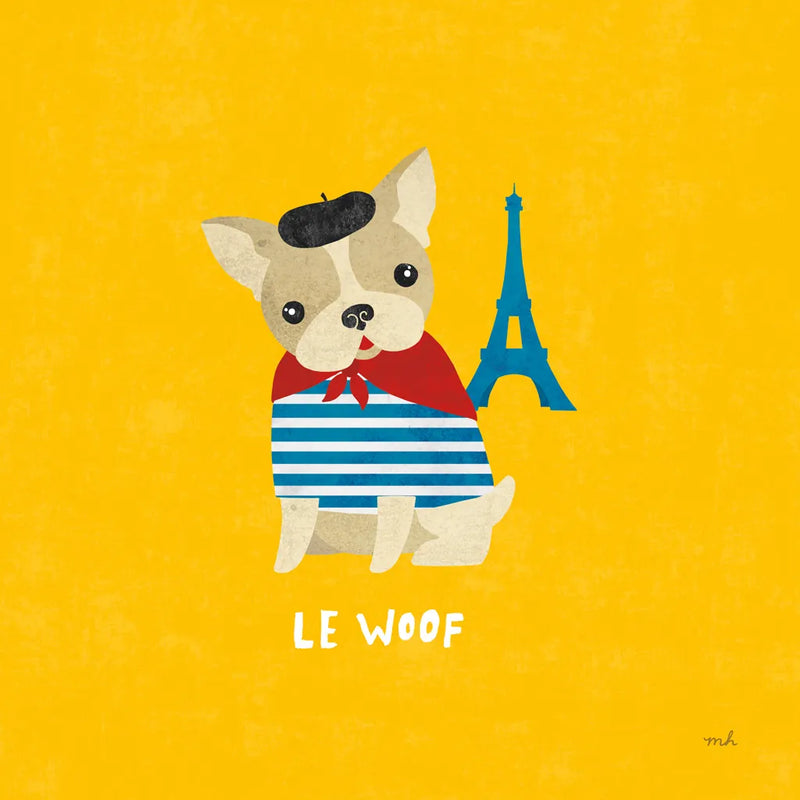 Good Dogs French Bulldog Bright by Moira Hershey. SKU 21630a. Archival Giclee Fine art print for wall decor.