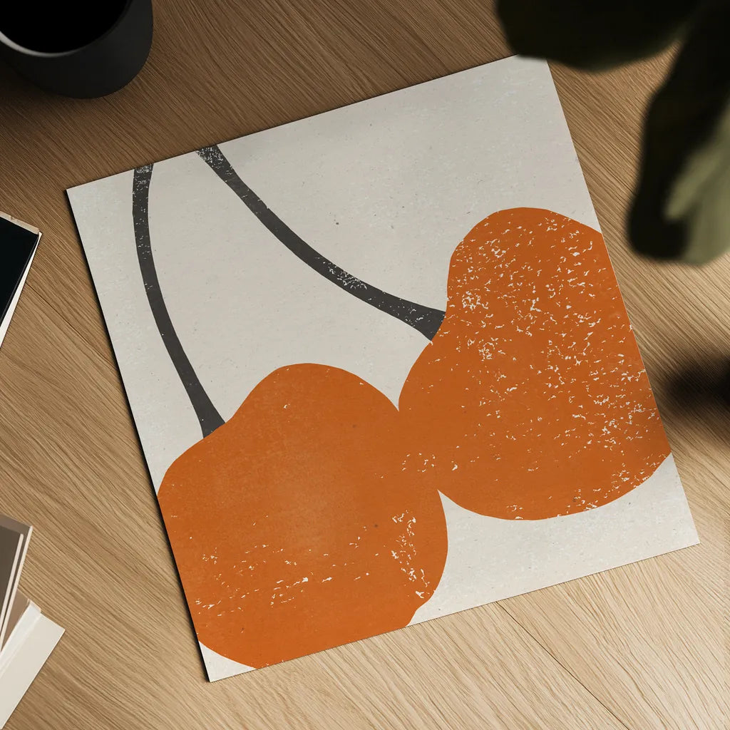 Graphic Fruit III by Moira Hershey. Shown as a detailed flat fine art print, highlighting archival giclee quality. Available as an archival giclee rolled canvas, fine art paper, or poster print. SKU 67151a.