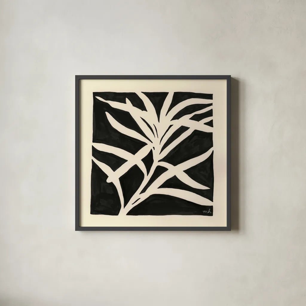 Growing by Moira Hershey. Shown in a sleek black glass frame for a contemporary gallery look. Available as an archival giclee rolled canvas, fine art paper, or poster print. SKU 58750a.