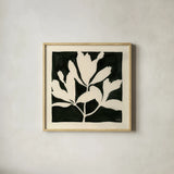Growing II by Moira Hershey. Shown in a natural wood glass frame for a timeless modern aesthetic. Available as an archival giclee rolled canvas, fine art paper, or poster print. SKU 62721a.