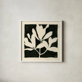 Growing II by Moira Hershey. Shown in a crisp white glass frame for a clean and minimalist style. Available as an archival giclee rolled canvas, fine art paper, or poster print. SKU 62721a.