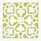 Hacienda Tile III Lime Green by Moira Hershey. SKU 37022a. Archival Giclee Fine art print for wall decor.