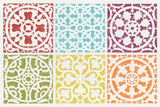 Hacienda Tile VII by Moira Hershey. SKU 34618i. Archival Giclee Fine art print for wall decor.