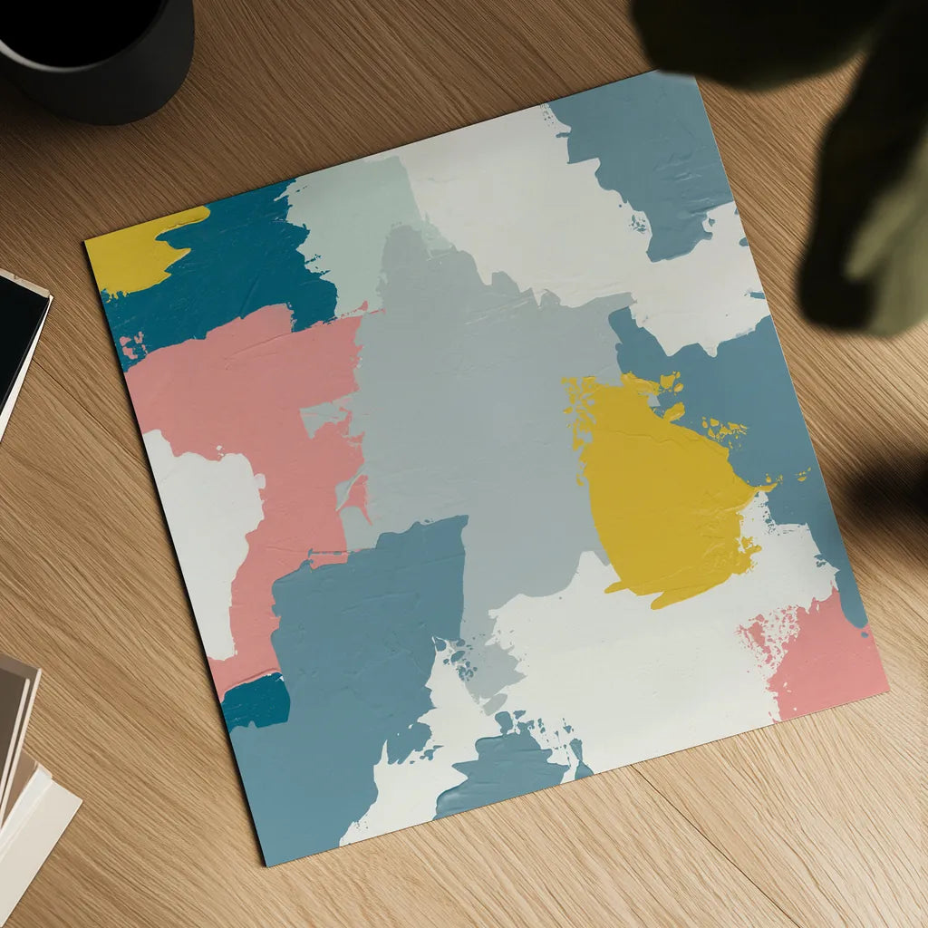 Happy II by Moira Hershey. Shown as a detailed flat fine art print, highlighting archival giclee quality. Available as an archival giclee rolled canvas, fine art paper, or poster print. SKU 35095a.