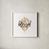 Harvest Sentiments IV by Moira Hershey. Shown in a crisp white glass frame for a clean and minimalist style. Available as an archival giclee rolled canvas, fine art paper, or poster print. SKU 36113a.