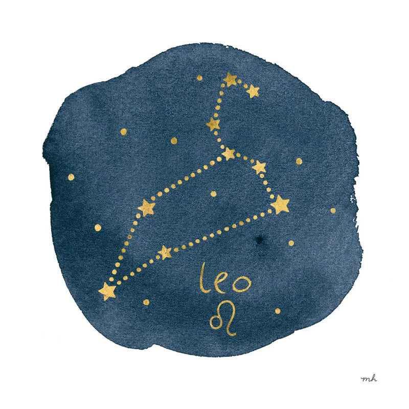 Horoscope Leo by Moira Hershey. SKU 48903a. Archival Giclee Fine art print for wall decor.