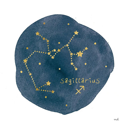 Horoscope Sagittarius by Moira Hershey. SKU 48906a. Archival Giclee Fine art print for wall decor.