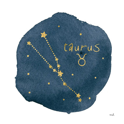 Horoscope Taurus by Moira Hershey. SKU 48908a. Archival Giclee Fine art print for wall decor.