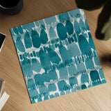 Hustle and Bustle I by Moira Hershey. Shown as a detailed flat fine art print, highlighting archival giclee quality. Available as an archival giclee rolled canvas, fine art paper, or poster print. SKU 38882a.
