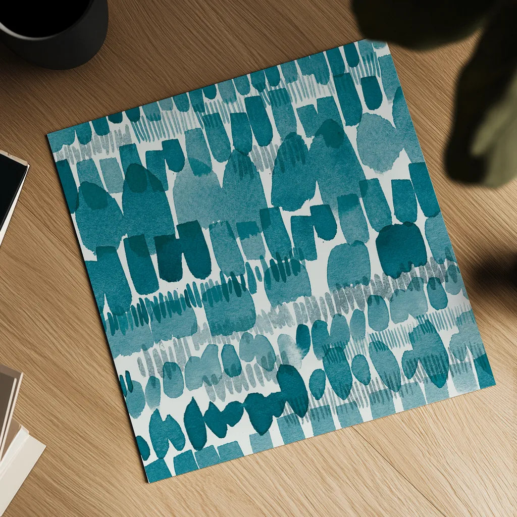 Hustle and Bustle II by Moira Hershey. Shown as a detailed flat fine art print, highlighting archival giclee quality. Available as an archival giclee rolled canvas, fine art paper, or poster print. SKU 38883a.