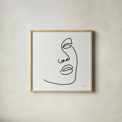 Island Breeze I BW by Moira Hershey. Shown in a natural wood glass frame for a timeless modern aesthetic. Available as an archival giclee rolled canvas, fine art paper, or poster print. SKU 67883a.