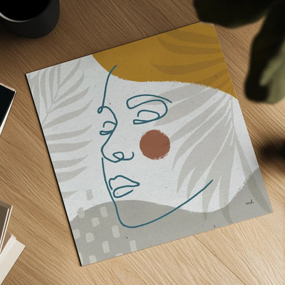 Island Breeze II by Moira Hershey. Shown as a detailed flat fine art print, highlighting archival giclee quality. Available as an archival giclee rolled canvas, fine art paper, or poster print. SKU 65307a.